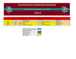 Grupo A - LEF Chihuahua