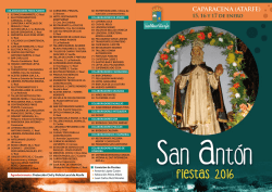 Programa de fiestas de Caparacena 2016