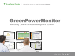 Presentaci&oacute;n Green Power Monitor