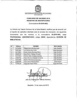 03-2015-062 - Universidad Nacional de Colombia