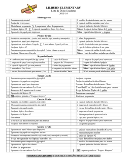 LES Supply List 2011-12/spa