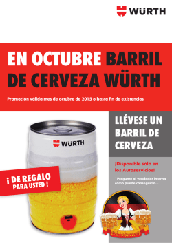 LL&Eacute;VESE UN barril de cerveza