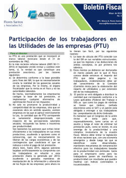 Bolet&iacute;n mayo de 2015