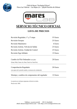 2015 Lista Precios SAT Mares esp