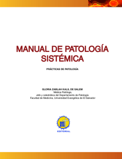 manual de patolog&iacute;a sist&eacute;mica - Universidad Evang&eacute;lica de El