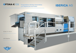 Troqueladora Vertical Autom&aacute;tica con Separaci&oacute;n de Poses