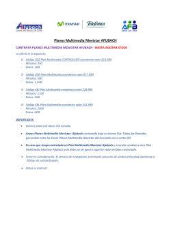 Planes Multimedia Movistar AFUBACH