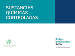 sustancias qu&iacute;micas controladas - Responsabilidad Integral Colombia