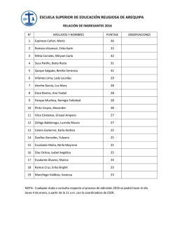 ESCUELA SUPERIOR DE EDUCACI&Oacute;N RELIGIOSA DE AREQUIPA