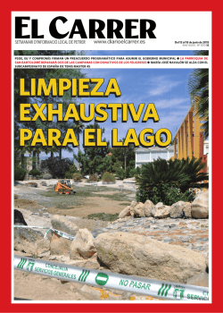 SETMANARI D`INFORMACI&Oacute; LOCAL DE PETRER