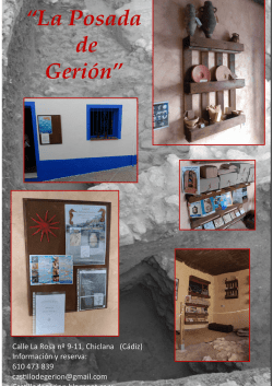 &ldquo;La Posada de Geri&oacute;n&rdquo;