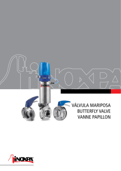 v&aacute;lvula mariposa butterfly valve vanne papillon