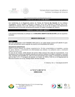 MEDICO ESCOLAR A T E N T A M E N T E DIRECCION
