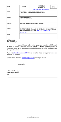 Sr/a Director/a: Sr./a. Secretario/a: Atentamente.