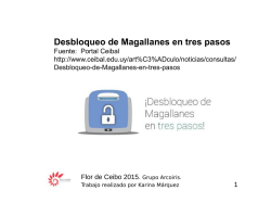 Tutorial Desbloqueo de Magallanes