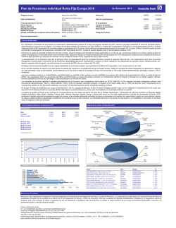 Plan de Pensiones Individual Renta Fija Europa