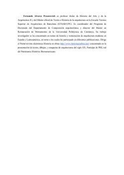 Fernando Alvarez Prozorovich es arquitecto por la