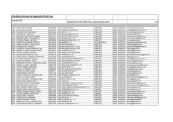 LISTADO PERITOS JUDIC AB 2015 - Colegio Oficial de Arquitectos