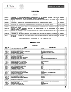 18 - Tribunal Federal de Conciliaci&oacute;n y Arbitraje