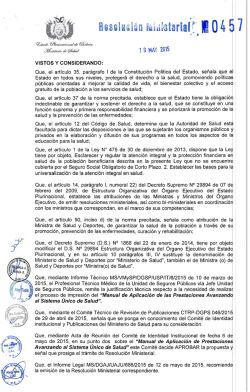 Manual de Aplicaci&oacute;n de las Prestaciones Avanzando al Sistema