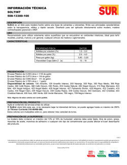 Hoja T&eacute;cnica 1