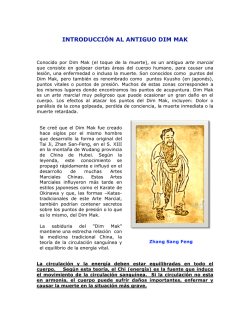 FUNDAMENTOS - Kyusho Dim Mak