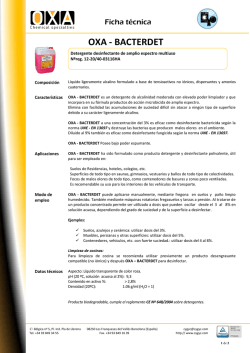OXA - BACTERDET