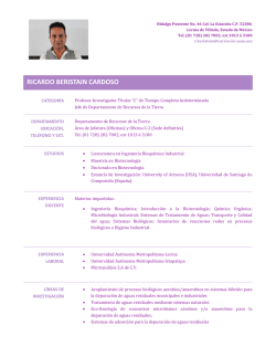 ricardo beristain cardoso - UAM Lerma