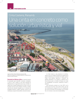 Una cinta en concreto como soluci&oacute;n urban&iacute;stica y vial