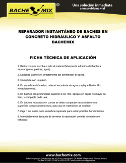 REPARADOR INSTANT&Aacute;NEO DE BACHES EN CONCRETO