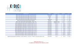 *PRECIOS M&Aacute;S I.V.A. *CAMBIOS DE PRECIO SIN PREVIO AVISO