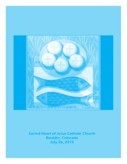 Sacred Heart of Jesus Catholic Church Boulder, Colorado July 26