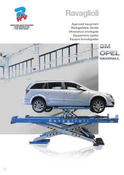 Approved equipment Werksgelistete Ger&auml;te Attrezzature