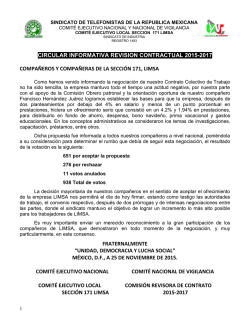 CIRCULAR INFORMATIVA REV CCT LIMSA 2015(e)
