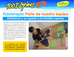 BOLETIN NUMERO TRECE - FUNDACI&Oacute;N LUPINES FUNDACI&Oacute;N