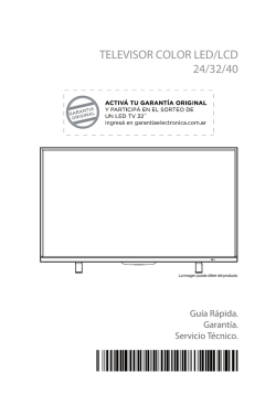 TELEVISOR COLOR LED/LCD 24/32/40