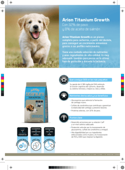 Ficha ARION Titanium Growth