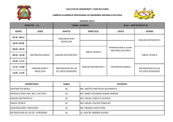 horas lunes martes mi&eacute;rcoles jueves viernes 07:30