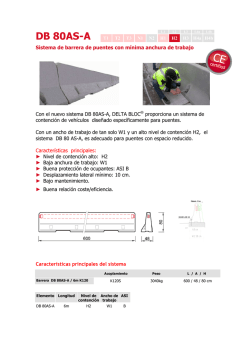 Ficha DB 80 AS-A - GLS Prefabricados de hormig&oacute;n