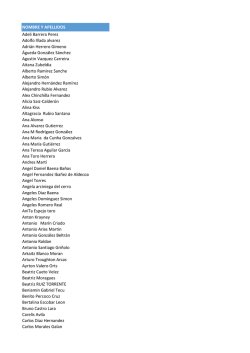 NOMBRE Y APELLIDOS Adeli Barrera Perez Adolfo Illada alvarez