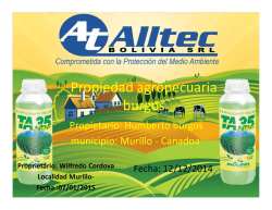 Propiedad Wilfredo Cordova 7 de Enero del 2015