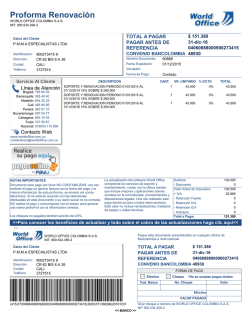 Proforma Renovaci&oacute;n - World Office