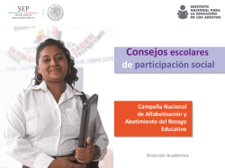 (INEA) (Mtra. Celia Sol&iacute;s - Consejos Escolares de Participaci&oacute;n Social