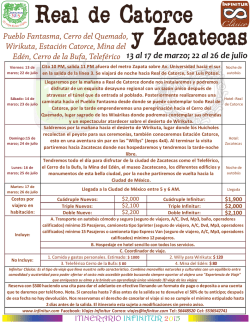 Real de Catorce y Zacatecas