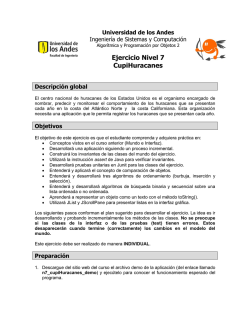 Ejercicio Nivel 7 CupiHuracanes - Cupi2