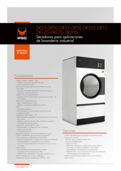 DR25 - DR30 - DR35 - DR50 - DR55S - DR75 DR120