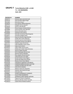 GRUPO 7 Turno:Matutino 8:00 a 12:00 T.C. DE - citec-uabc