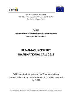 the pre-announcement - c