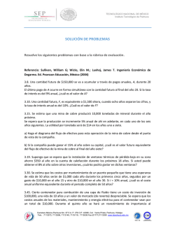 SOLUCI&Oacute;N DE PROBLEMAS