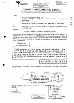 SR. ING. H&Eacute;CTOR J&Aacute;COME MANTILLA, ALCALDE, GOBIERNO